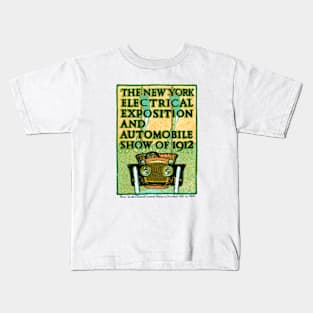 1912 Electric Expo and Auto Show Kids T-Shirt